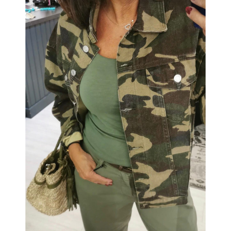 Army Jeans Jasje: Stoere Stijl voor Elk Seizoen (S/M & M/L)